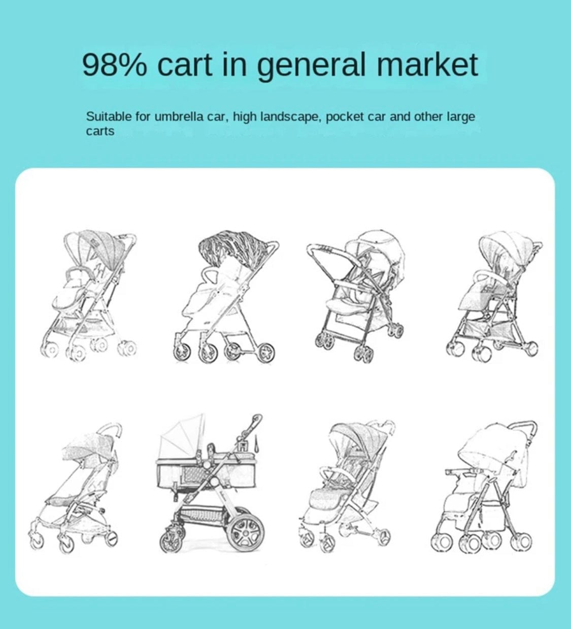 Versatile Universal Stroller Footmuff Waterproof Cover /Sleeping Bag