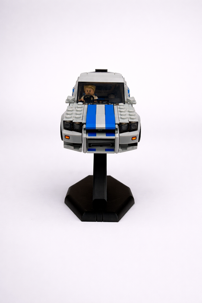 DisplayX Horizontal, Display Stand Compatible with LEGO® Speed Champion Sets - Variable Heights