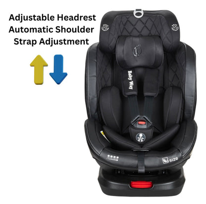 Preorder - Supra Black Bundle - 4in1 Stroller Buggy + Bassinet + Capsule with ISOFIX Base Combo with i-Size Royal 360 Rotating Convertible Car Seat