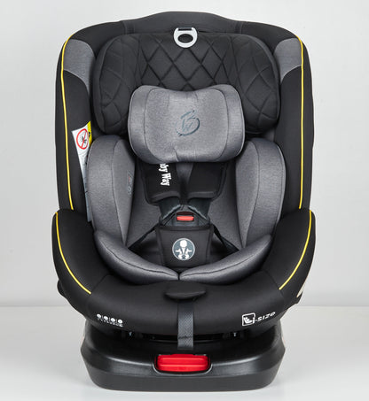 Preorder - GoldSpin GREY i-Size 360 Rotating Convertible Car Seat with ISOFIX and Top Tether