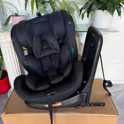 Arête Orbit 360° Rotational Car Seat — Black