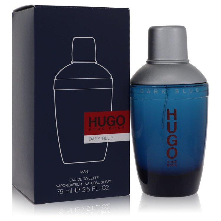 Dark Blue Eau De Toilette Spray by Hugo Boss 75 ml