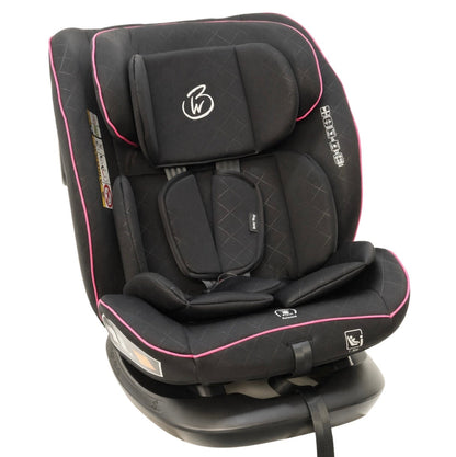 Preorder - SafeSwitch Pink Convertible Car Seat with Recline and Adjustable Headrest