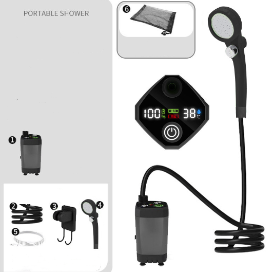 Electric Shower Pump with Shower Head