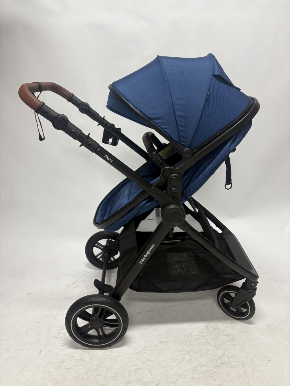 Pre-order Baby Brightness Newborn 4-in-1 Travel System with Bassinet, Capsule, ISOFIX Base & 360° Rotating Car Seat – Blue