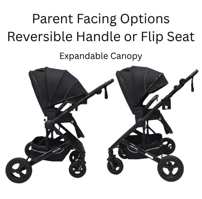Preorder - Versa 3-in-1 Travel System – Open Bassinet Stroller + Capsule Car Seat with Sunshade Sets