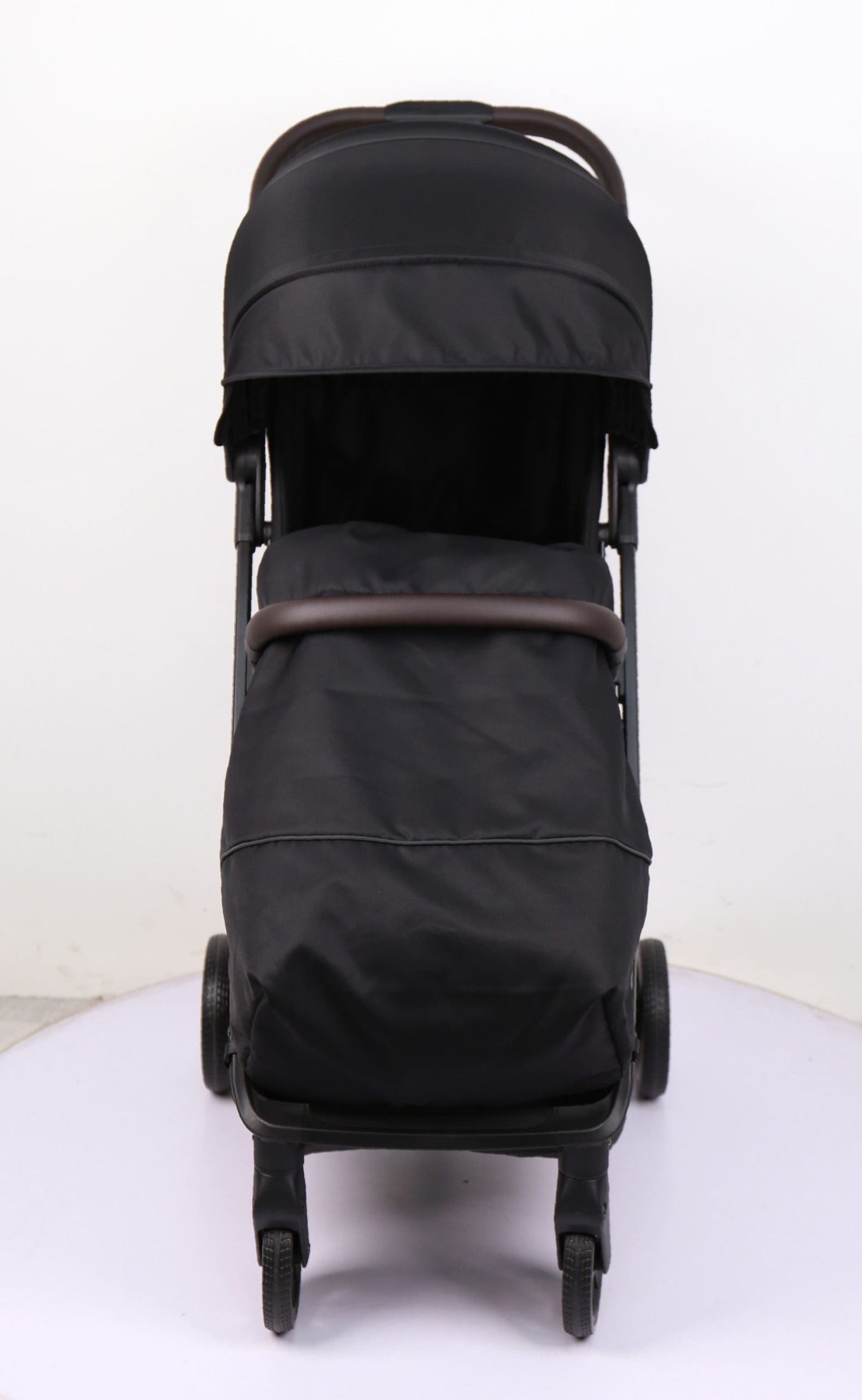 Travel Pram – SwiftGo Lightweight Stroller with Booster Seat (Black)