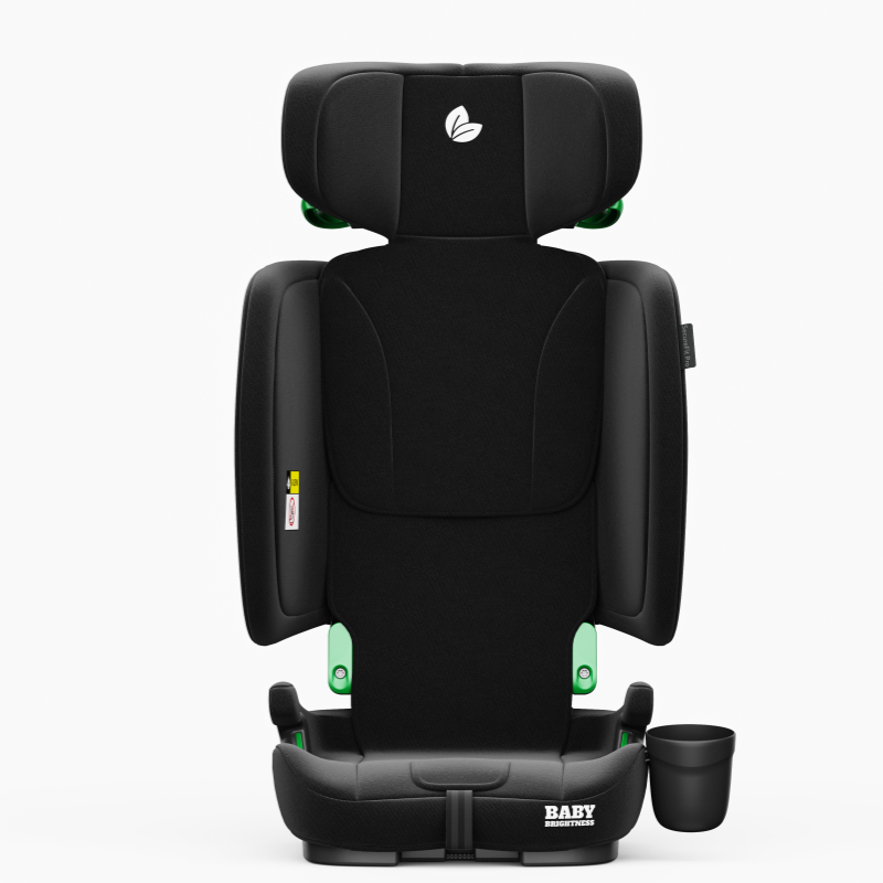 Travel Pram – FlexGo Lightweight Auto Folding Stroller with Booster Seat  (Black)