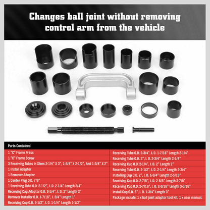 21Pcs Ball Joint Auto Repair Tool