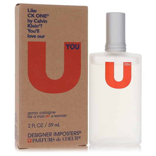 Designer Imposters U You Cologne Spray (Unisex) by Parfums De Coeur 60 ml