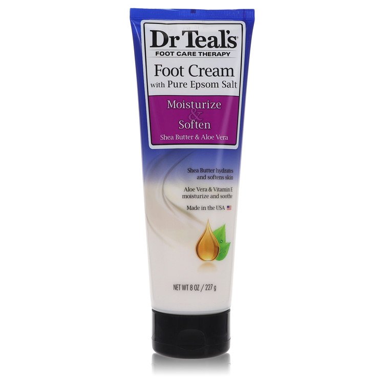 Dr Teals Pure Epsom Salt Foot Cream Pure Epsom Salt Foot Cream with Shea Butter & Aloe Vera & Vitamin E by Dr Teals 240 ml
