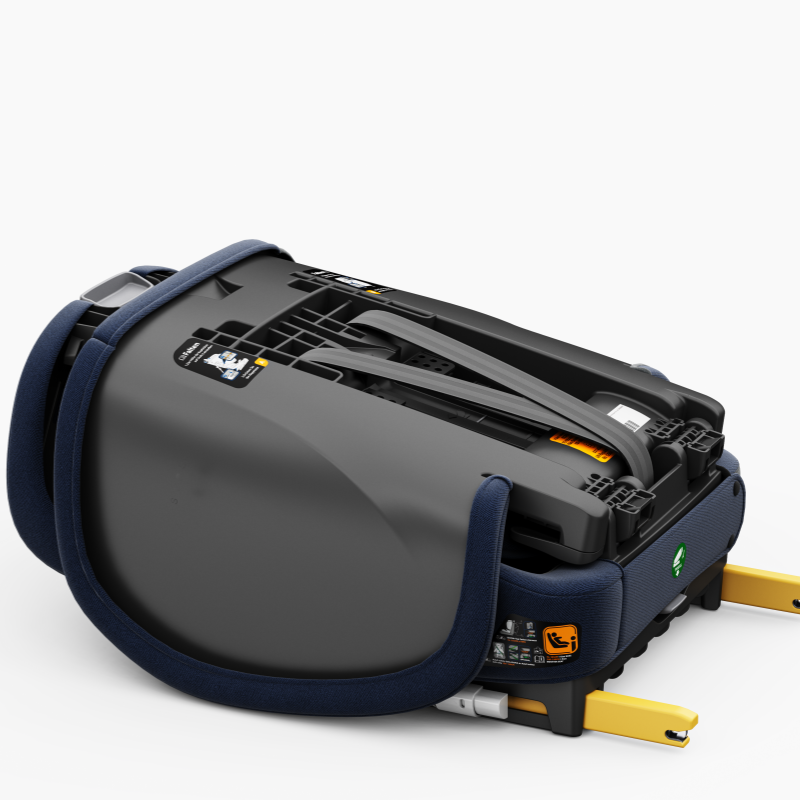 Travel Pram – FlexGo Lightweight Auto Folding Stroller with ISOFIX Booster Seat  (Blue)