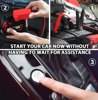 8AWG Jump Starter Cable for Milwaukee M18 Series Batteries