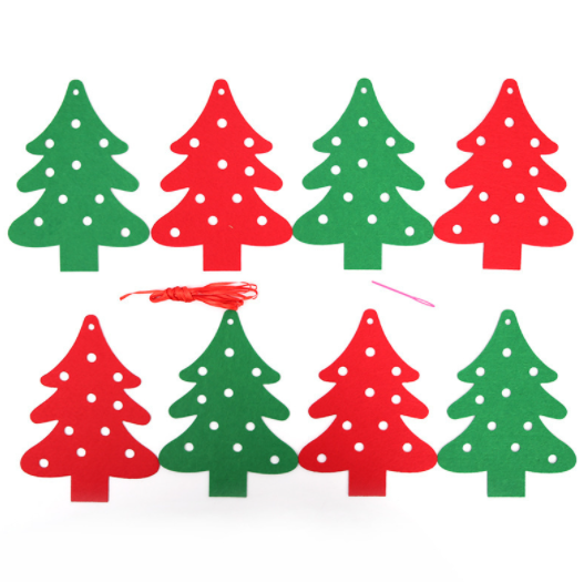 46PCS Merry Christmas Banner Decorations Bunting Sign