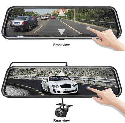 4K Mirror Dash Cam 9.66inch with 64GB Card & GPS