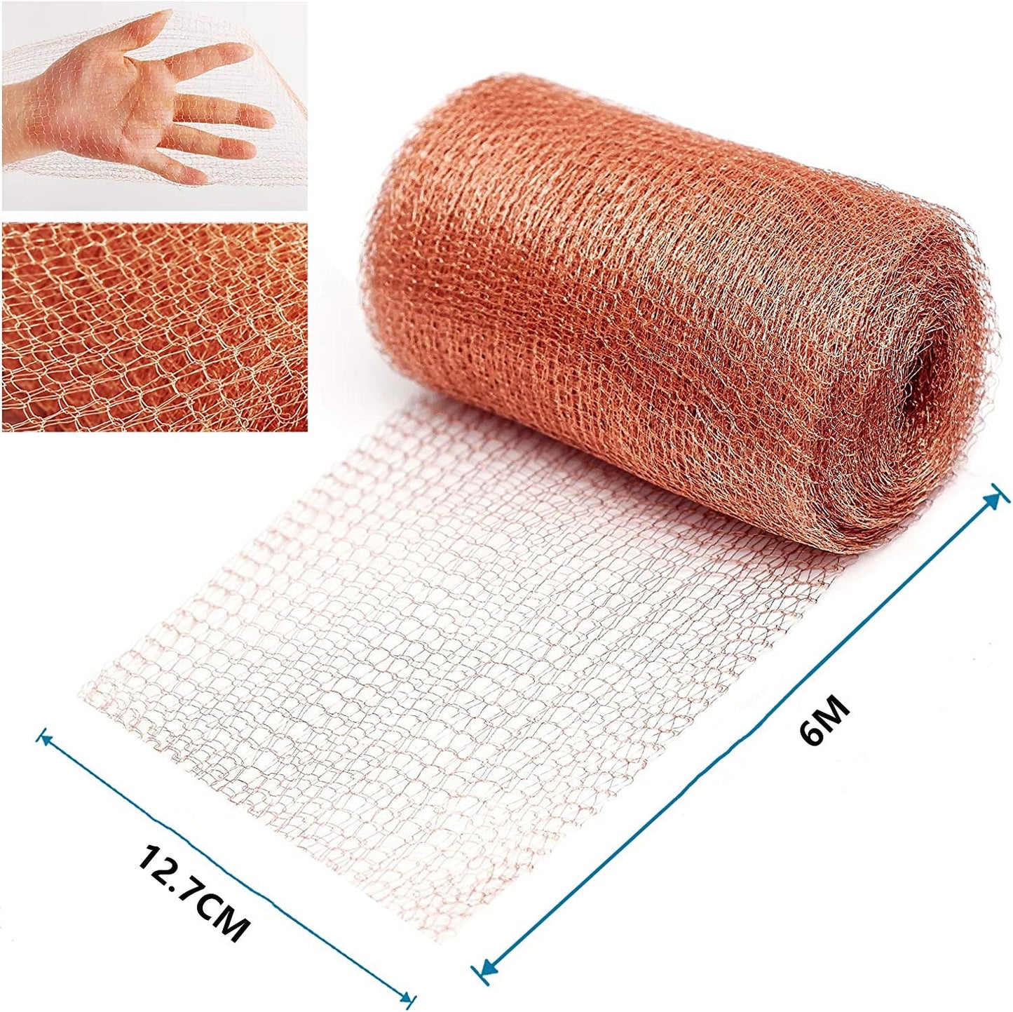 6m Fine Wire Mesh Roll Pure Copper Mesh Rodent Pest Control - salelink.co.nz