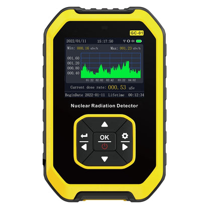 Radiation Dosimeter with LCD Display Measurement y rays, x rays, β rays
