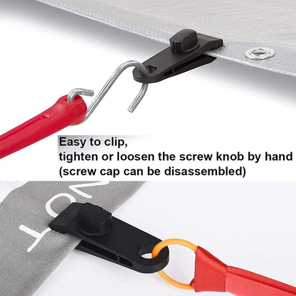 Tarp Clips Camping Tent Clamps