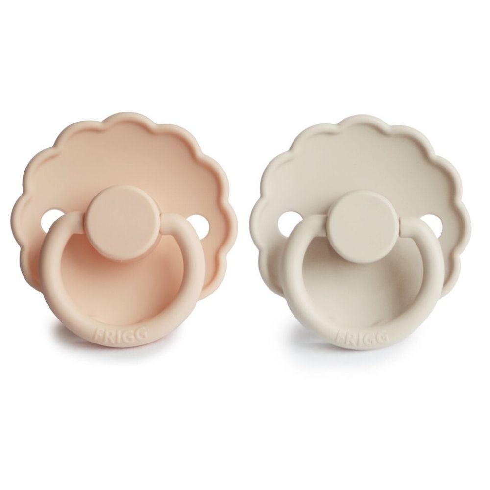 Frigg - Silicone Daisy Pacifier Twin Pack