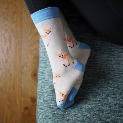 Save the Deer Bamboo Socks