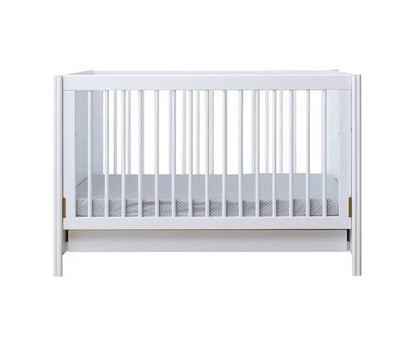 Kapai MERCURY Wooden Baby Cot Drop Side with Drawer - Babyonline
