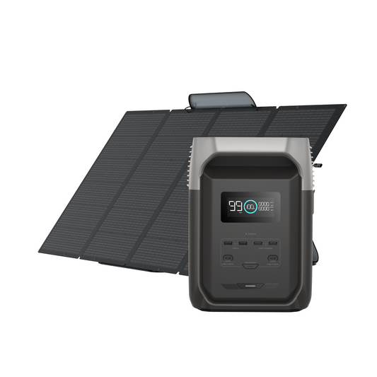 EcoFlow Delta 3 1500 + 400W Solar Panel