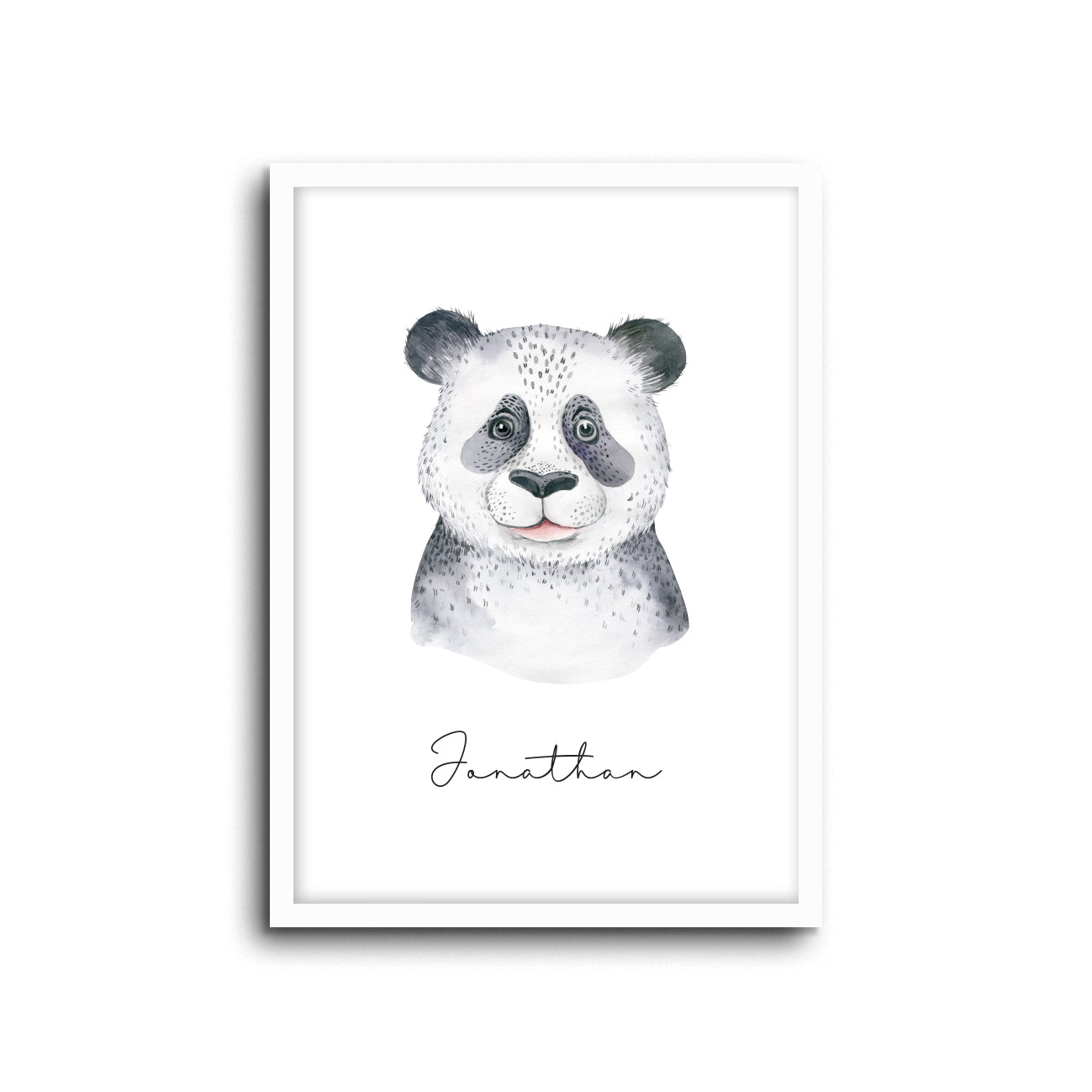 Wall Print |  Panda (Custom Name)