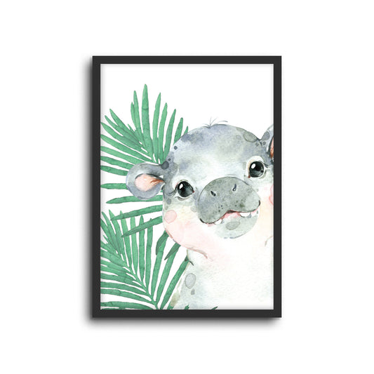 Wall Print |  Safari - Hippo