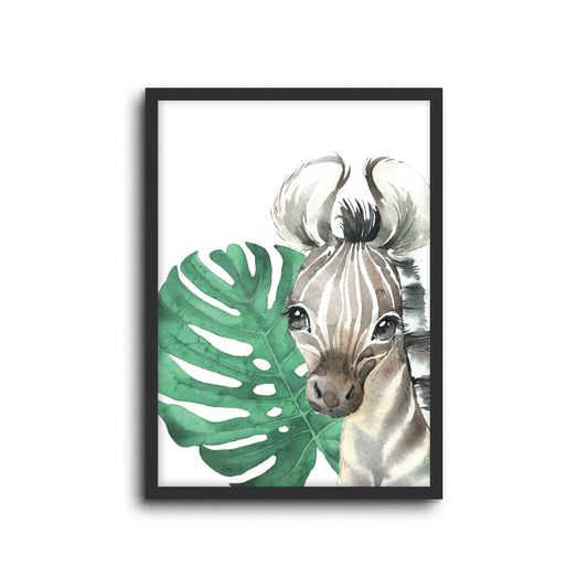 Wall Print |  Safari - Zebra