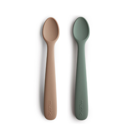 Mushie - Silicone Baby Feeding Spoons