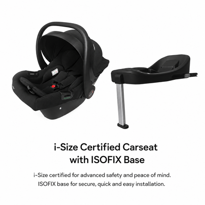 Preorder - 4in1 Crown Z Premium Stroller + Bassinet + Cloud i-Size Capsule Car Seat + Isofix Base with Leg Support Travel System