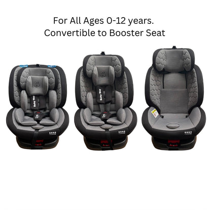 Preorder - Supra Gold Bundle - 4in1 Stroller Buggy + Bassinet + Capsule with ISOFIX Base Combo with 360 GoldSpin Rotating Convertible Car Seat