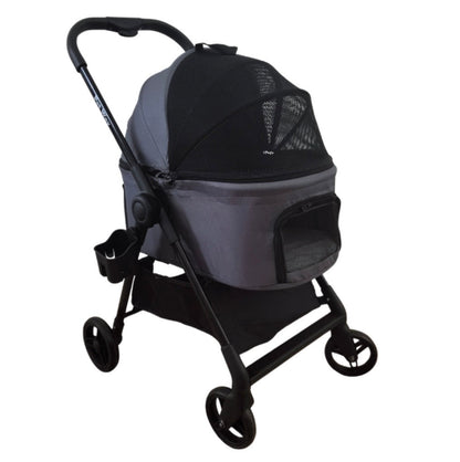 Preorder - Pet Way Premium Pet Stroller with Detachable Carrier with Canopy and Handle