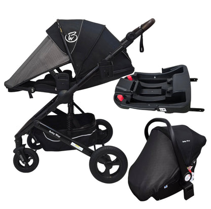 Preorder - Versa 3-in-1 Travel System – Open Bassinet Stroller + Capsule Car Seat with Sunshade Sets