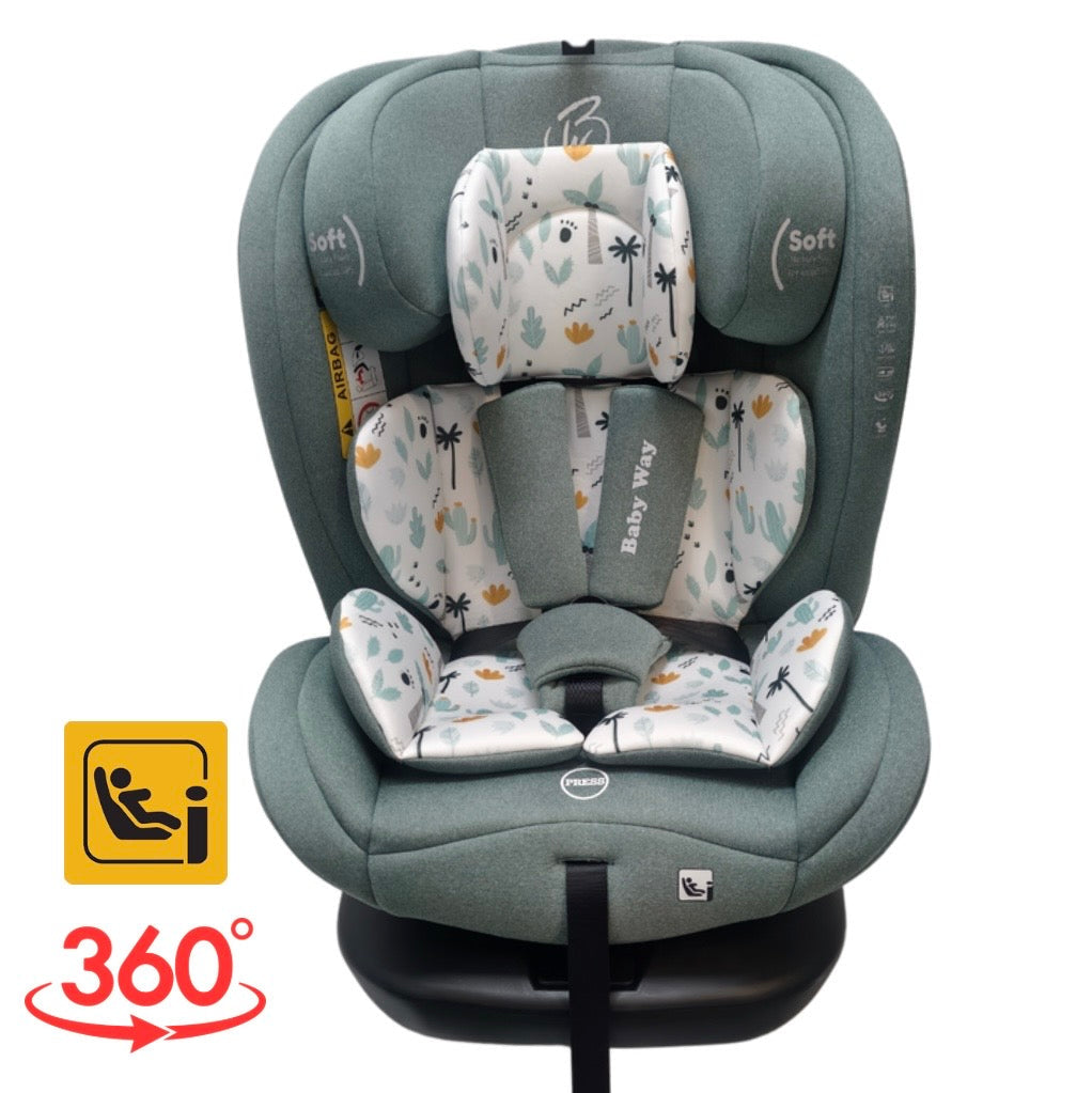 All-Rider Eden i-Size 360 Rotating and Convertible Car Seat with ISOFIX and Top Tether