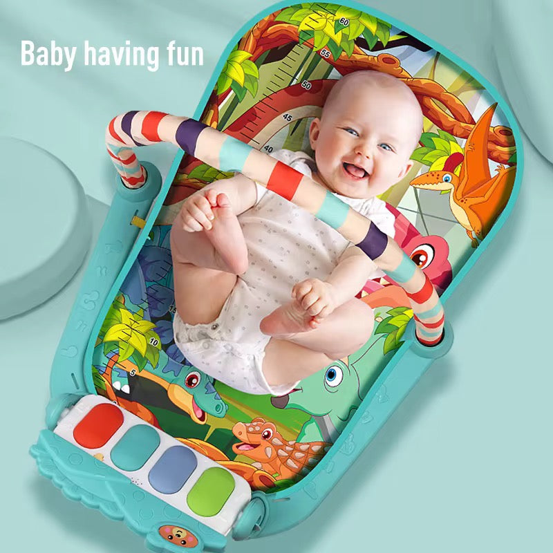 Baby Dino Play Gym & Kick Piano Mat – Multi-Functional Activity Center
