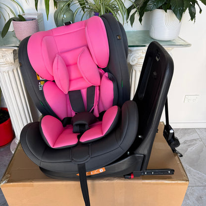 Arête Orbit 360° Rotational Car Seat — Pink