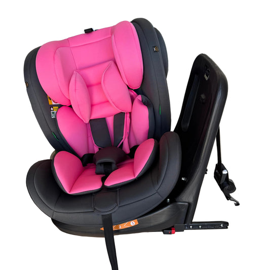 Arête Orbit 360° Rotating Convertible Car Seat ISOFIX — Pink