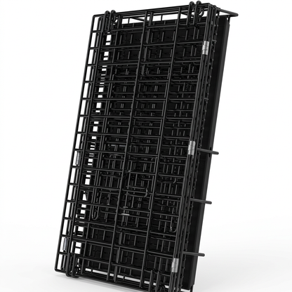Foldable Pet Cage with Tray - Easy Clean & Portable Design