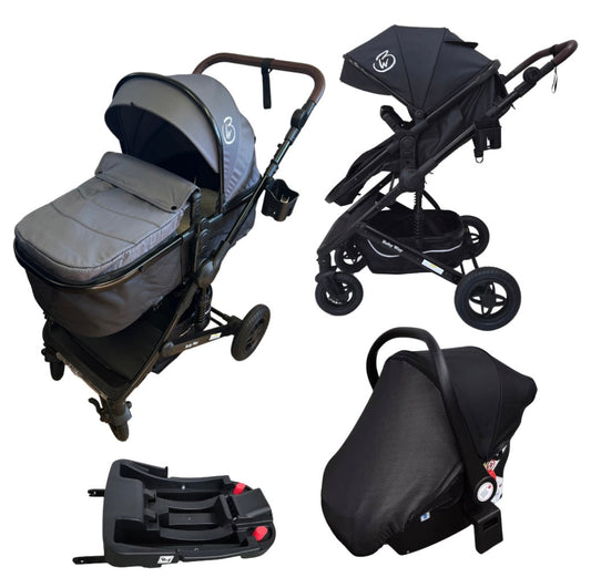 Preorder - Evolve 3 in 1 Stroller + Bassinet + i-Size Capsule Travel System with Sunshade Sets and Mattress + Colour Options