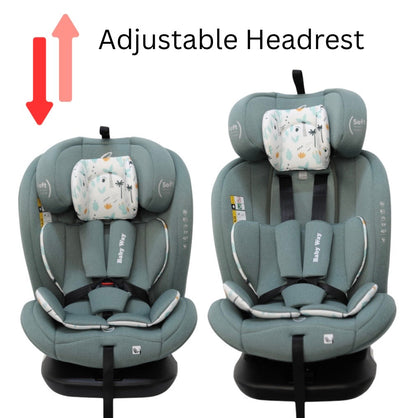 All-Rider Eden i-Size 360 Rotating and Convertible Car Seat with ISOFIX and Top Tether