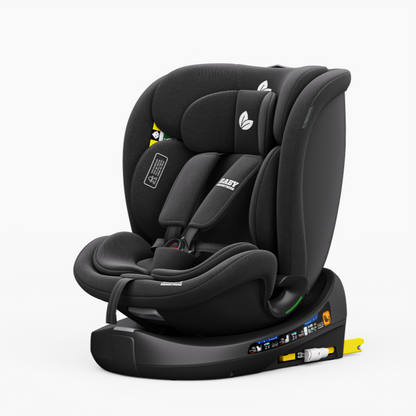Baby Brightness 360 Rotating GuardianMax 1+ Car Seat Black