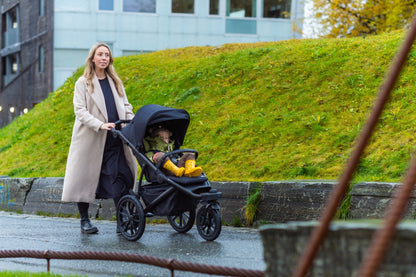 Pre-order Hill All Terrain Jogging Baby Stroller + Infant Capsule + 360 Car Seat and Rotating ISOFIX Base (Bla - image 5