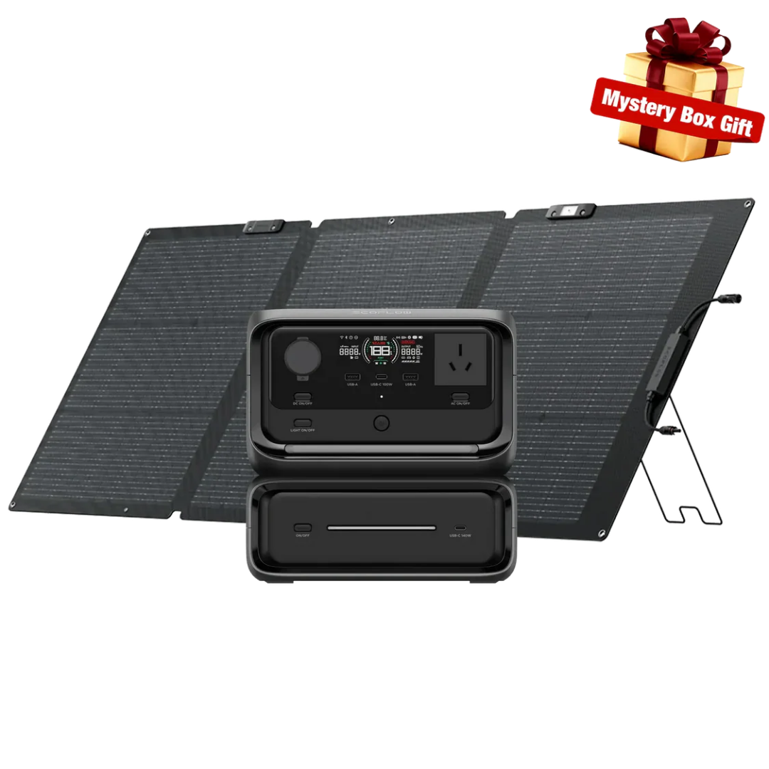 EcoFlow RIVER 3 Max + 160W Solar Panel Bundle