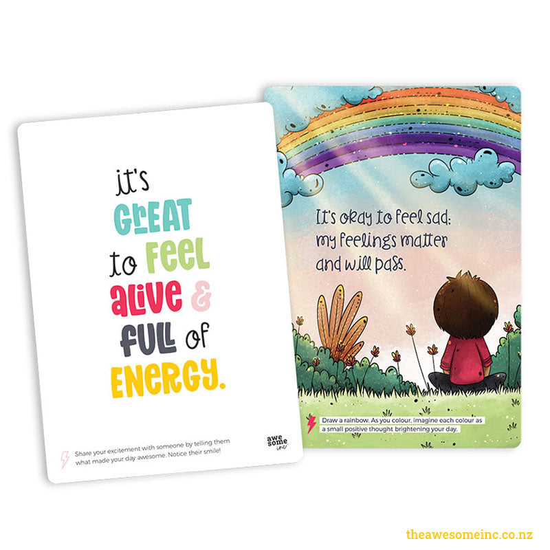 Affirmations & Actions Card Set (age 5+)