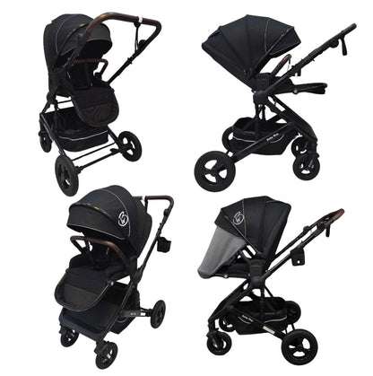Versa 2in1 Open Bassinet Stroller with Sunshade and Cup Holder