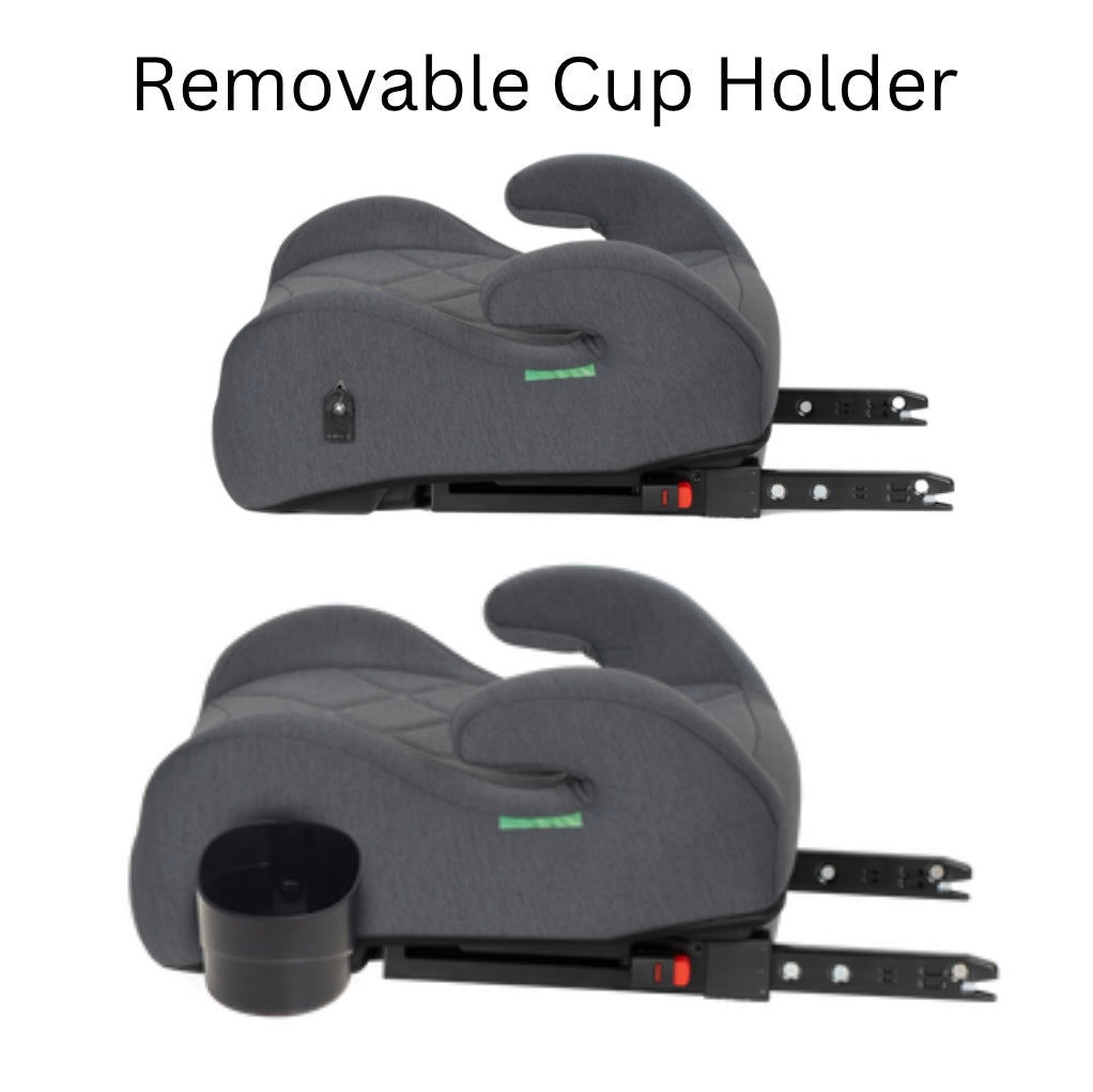 ClickSecure i-Size R129 Half Booster Seat with ISOFIX and Cup Holder