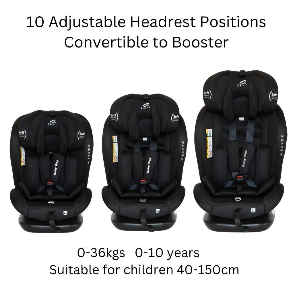 Preorder - Legacy Gold 4 in 1 Travel System Bundle - Stroller + Bassinet + Capsule + Isofix Base + 360 Rotating Car Seat