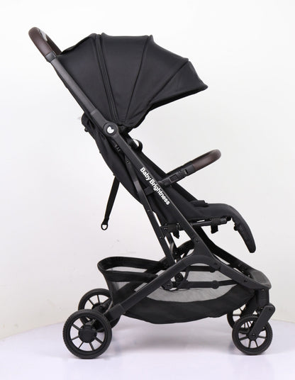 Travel Pram – AirGo Lightweight Stroller with Booster Seat (Black) - image 20