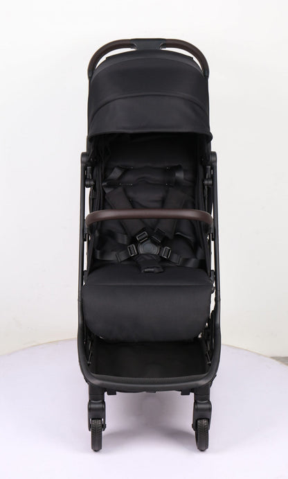 Travel Pram – AirGo Lightweight Stroller with ISOFIX Booster Seat (Black) - image 25